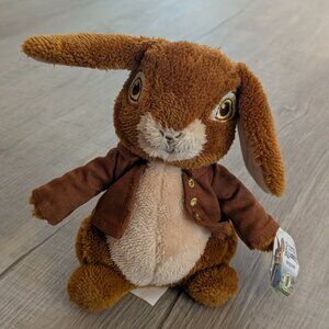 Peter Rabbit Movie Benjamin Bunny 7.5" Plush Stuffed Animal Toy NEW